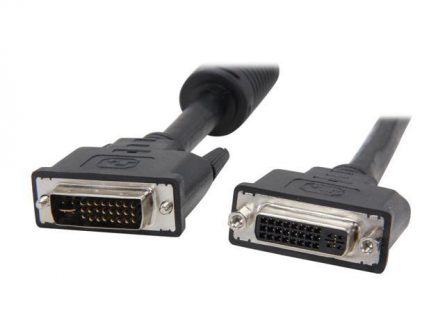 6ft Female to Male DVI-I Cable